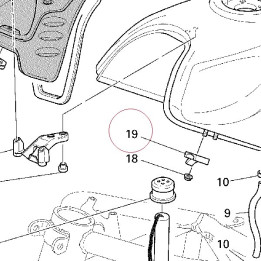 Rubber pad 86610291A