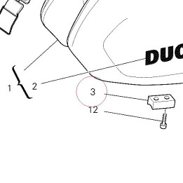 Pad, fuel tank 86610401A