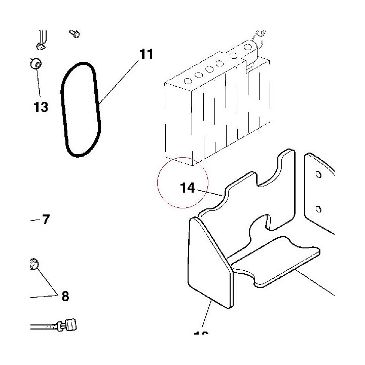 Right pad 86610521A
