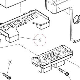 Pad, battery 86610781A