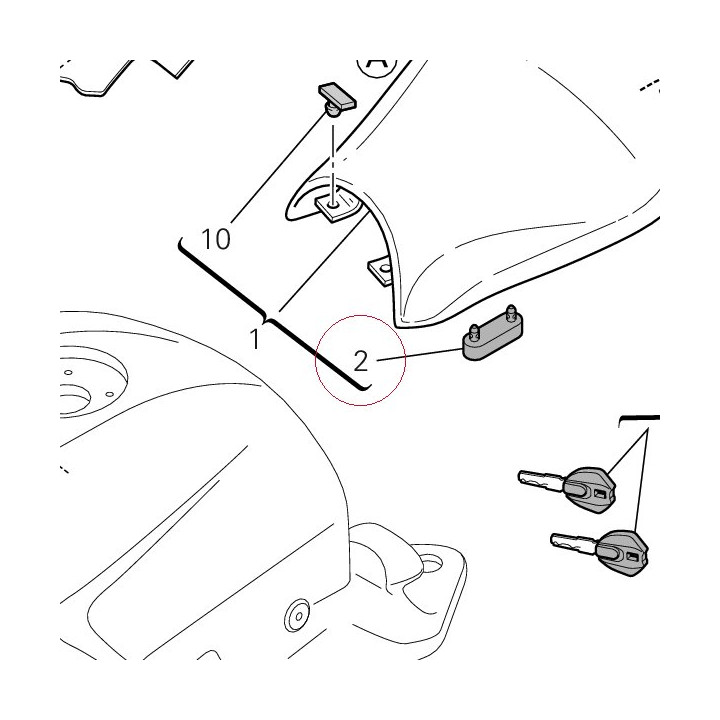 Cushion, seat 86611041A
