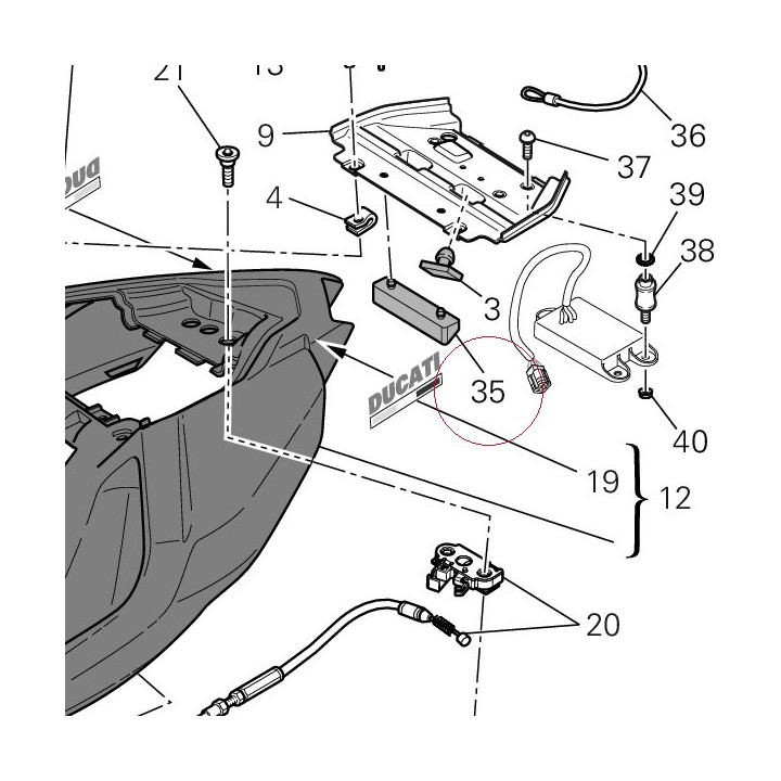 Cushion, battery 86611082A