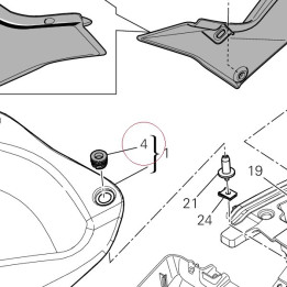 Rubber pad 86611171A