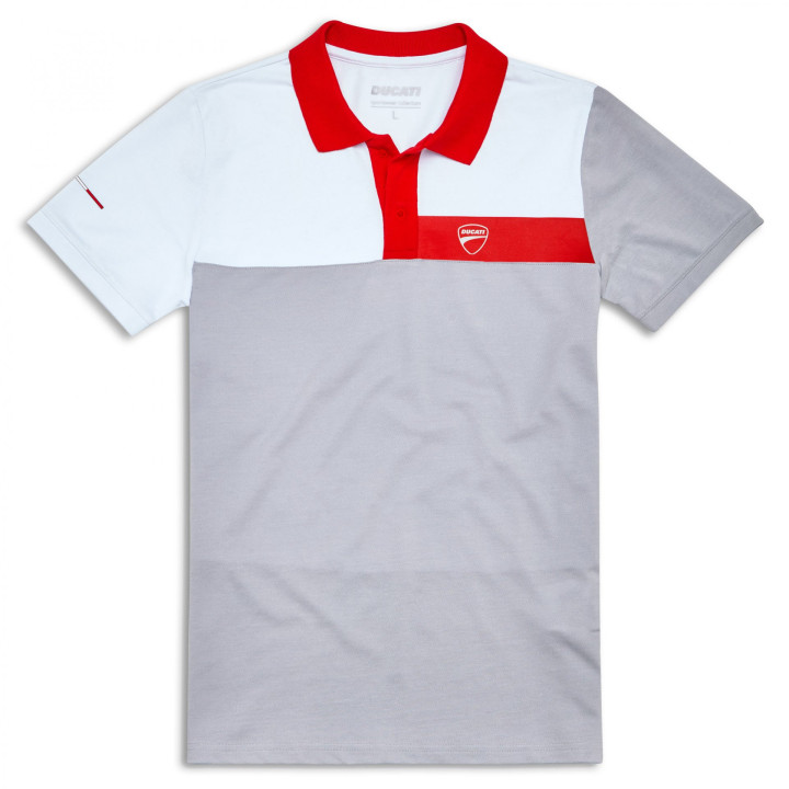 Polo manches courtes Color Block