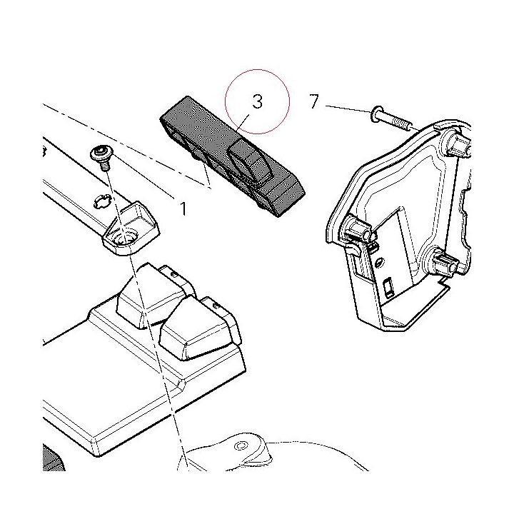 Bracket, relay 86611312A