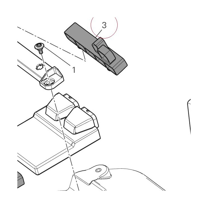 Bracket, relay 86611581A