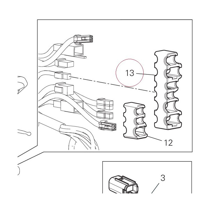 Bracket, connector 86612081A