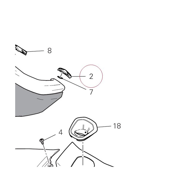 Left pad 86612121A