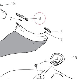 Right pad 86612131A