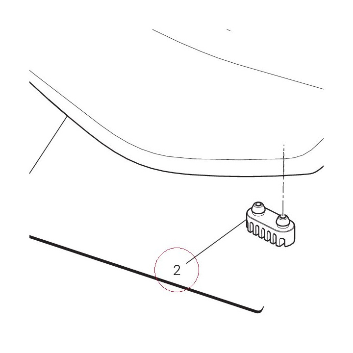 Cushion, seat 86612141A