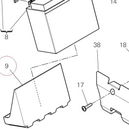 Pad, battery 86612192A