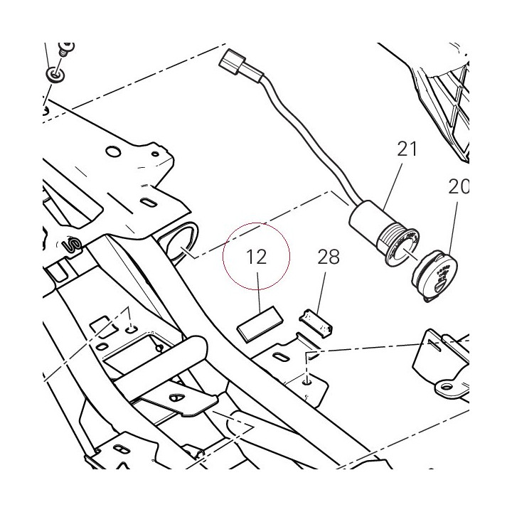 Rubber pad 86612461A