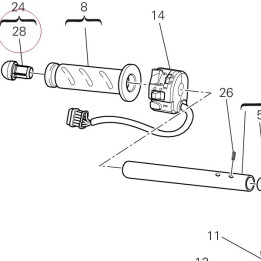 Balancer set, handle bar 87210591A