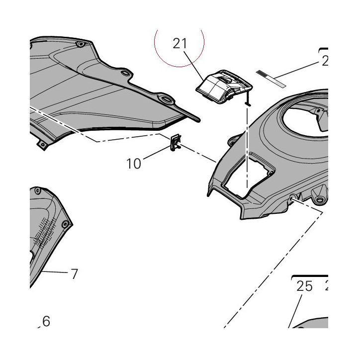 Cover handsfree 87210662A