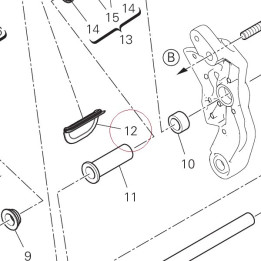 Cap, swingarm cover 87210751A