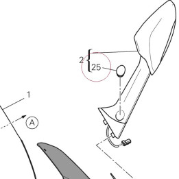 Left cap 87210781A