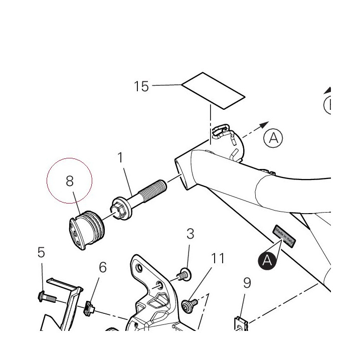 Right pad 87210912A