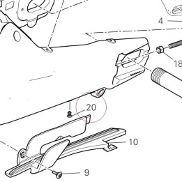 Cap, swingarm cover 87240441A