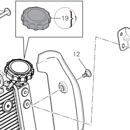 Radiator cap 87240951A