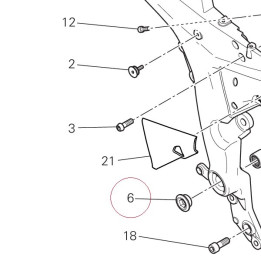 Threaded plug 87311391AA