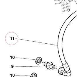 Oil delivery pipe 87510161A
