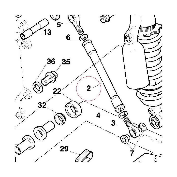 Tie-rod 87510222A