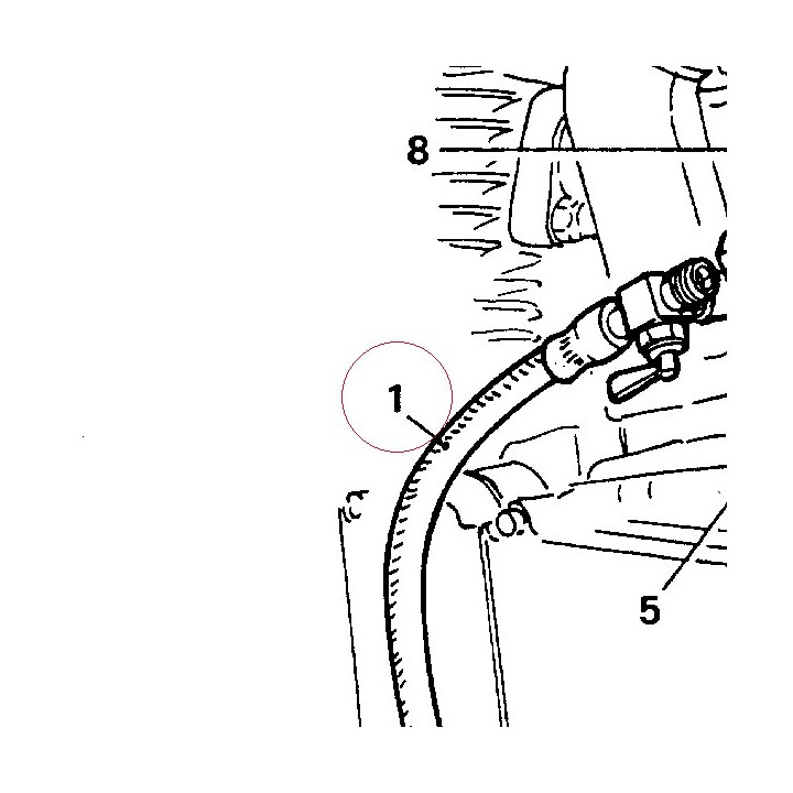 Oil delivery pipe 87510321A