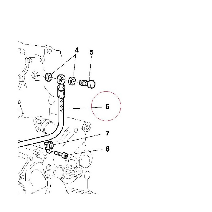 Oil delivery pipe 87510401A