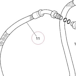 Oil delivery pipe 87510531A