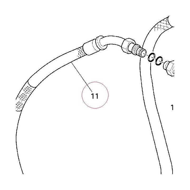 Oil delivery pipe 87510531A