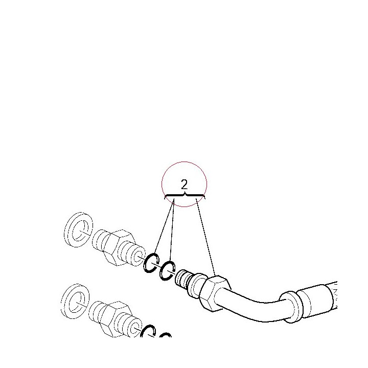 Oil delivery pipe 87511361A