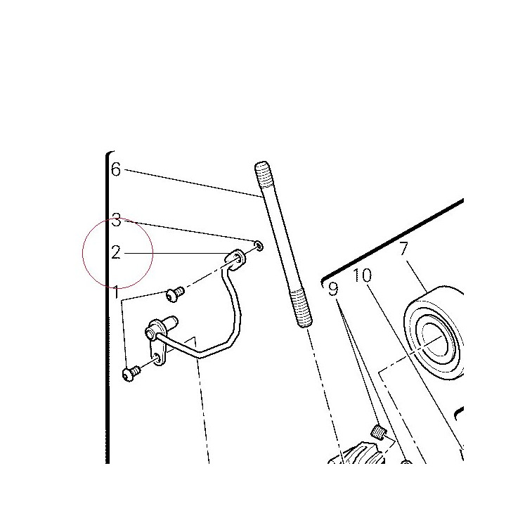 Hose, oil 87511791B
