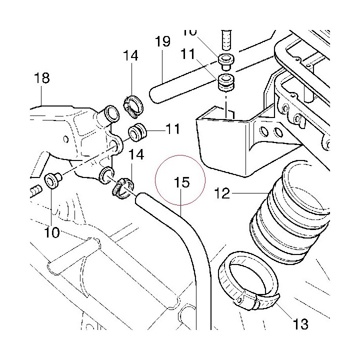 Breather pipe 87610501A