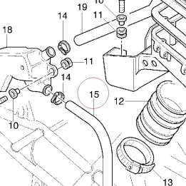 Breather pipe 87610551A