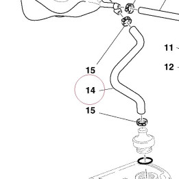 Breather pipe 87610661A