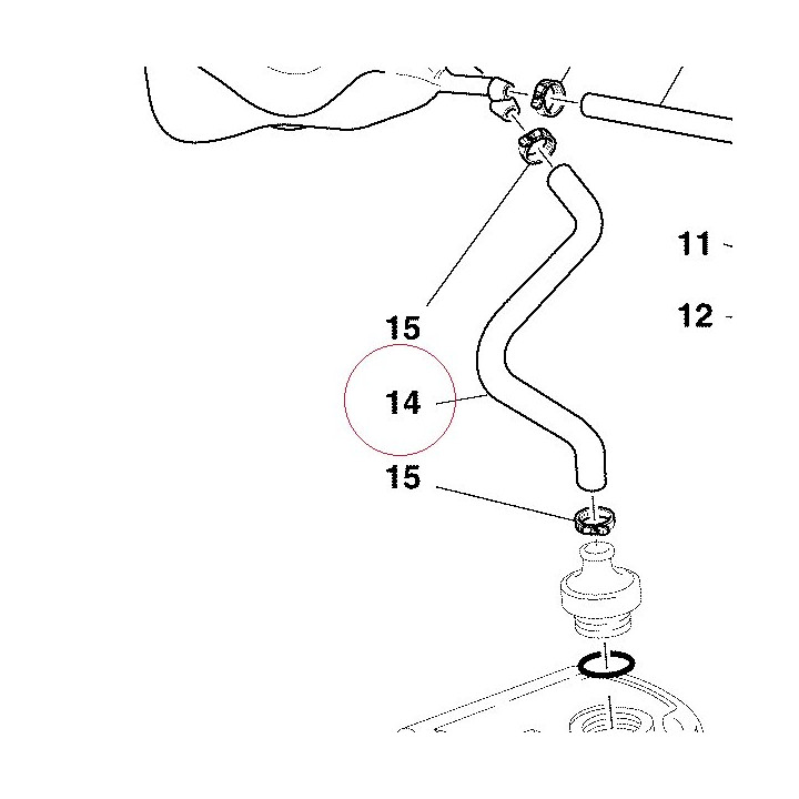 Breather pipe 87610661A