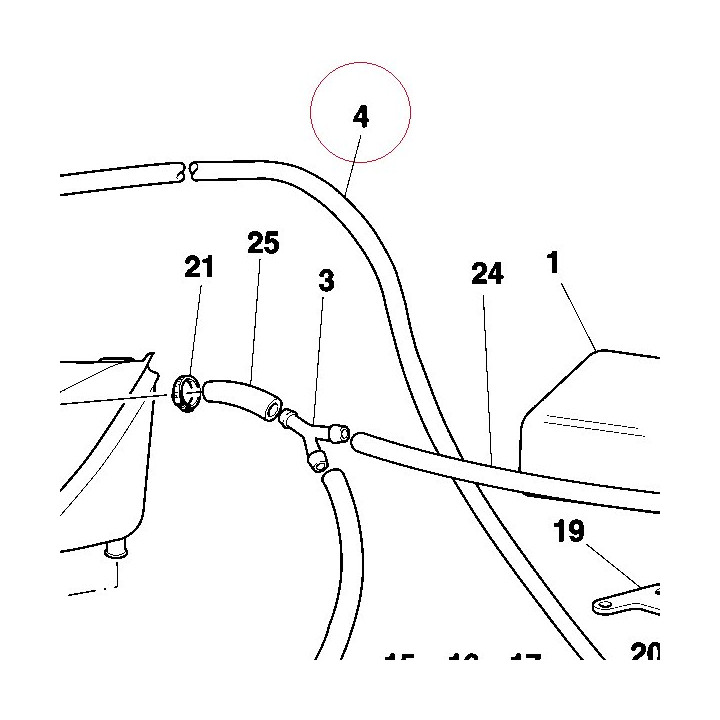 Breather pipe 87610681A