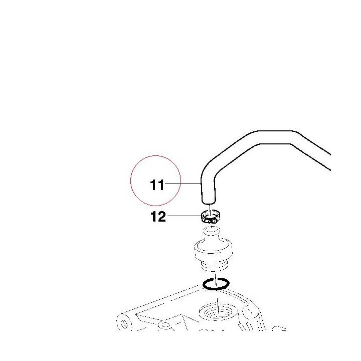 Oil reservoir-engine pipe 87610881A