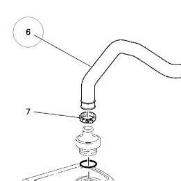 Breather pipe 87610931A