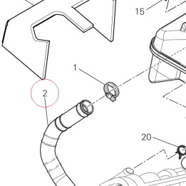 Breather pipe 87611091A