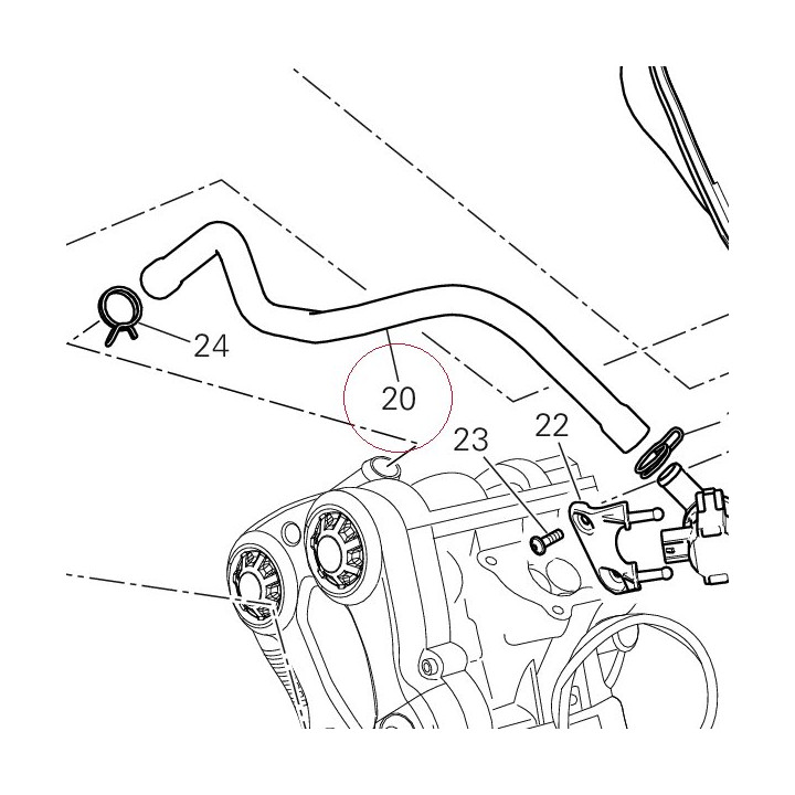 Duct, air 87611152A