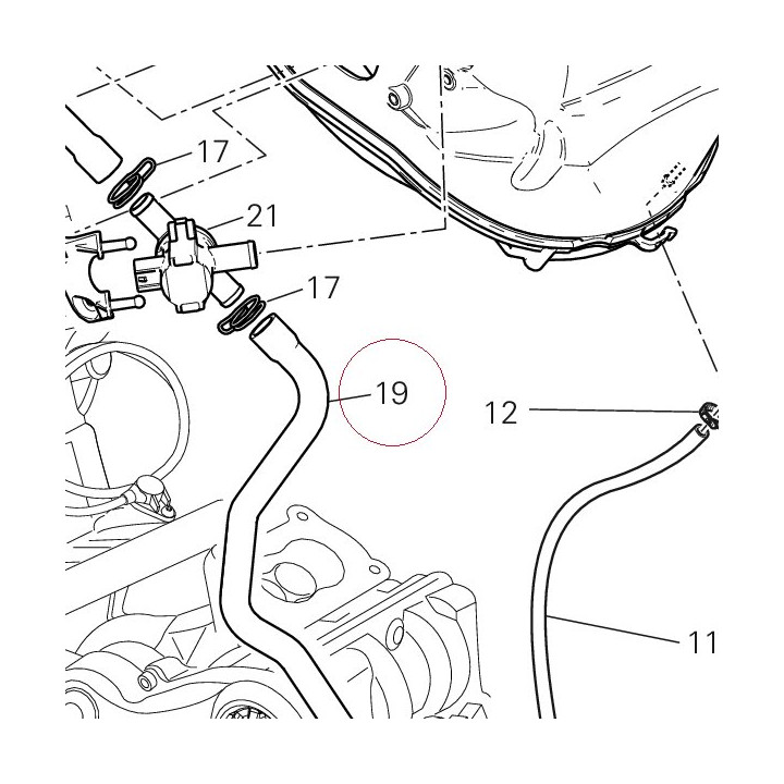 Duct, air 87611163A