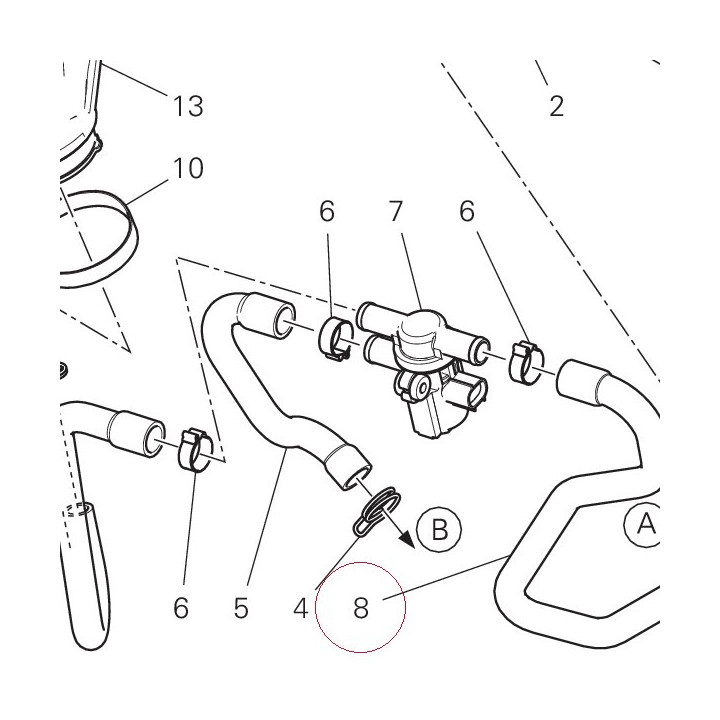 Duct, air 87611431A