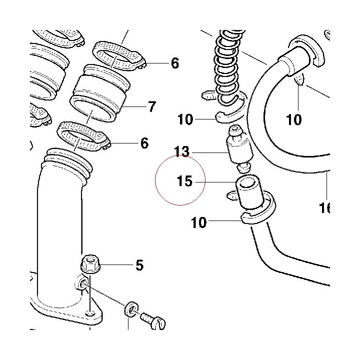 Breather pipe 87710571A