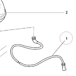 Hose, drain airbox 87720461A
