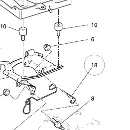 Ring, cable guide 88110421A