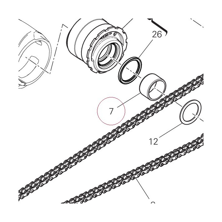 Inner spacer 88110541A