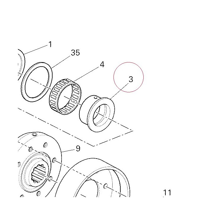 Inner ring 88110561A