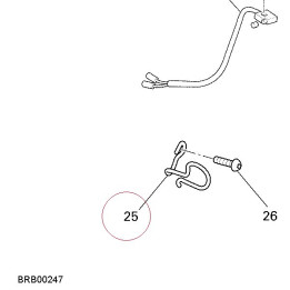 Hose guide 88110621A