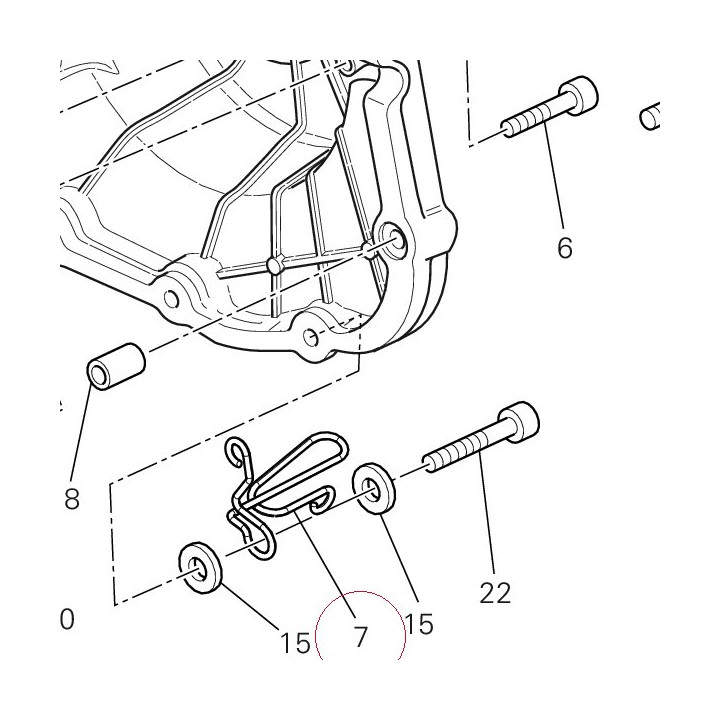 Hose guide 88110631A